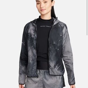 Nike Women's Charcoal and Black Utility Jacket
